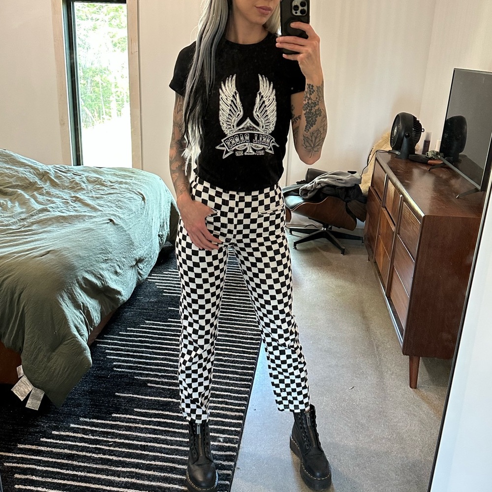 Checkered pants